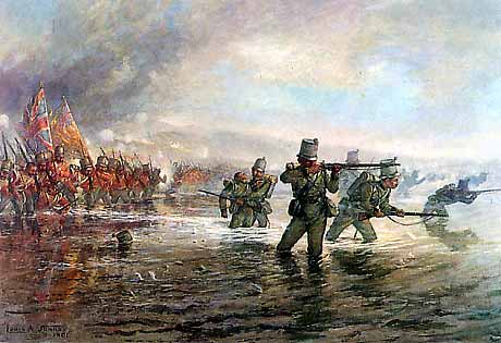 English Troops crossing the River Alma in 1854