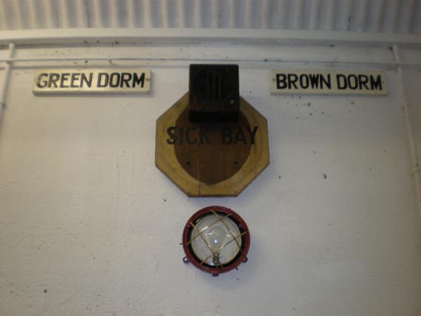 Signs still inside the Dive