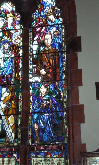 Tosh Leventon window whos plane crashed, before reaching the enemy in WW1 