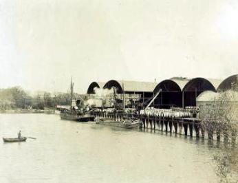 The Bromborough Pool Docks