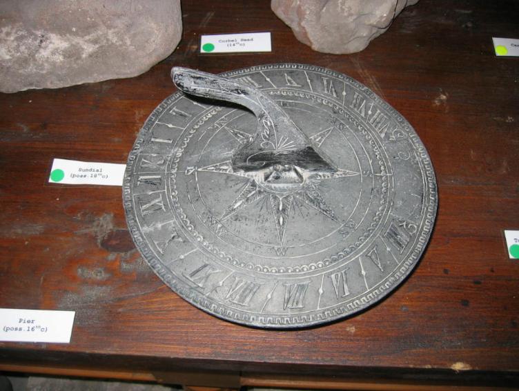 17th Century sun dial