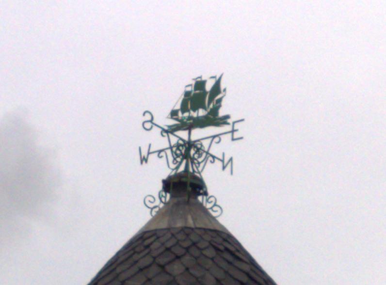 The Weather Vein ontop of the old Watchman's Hut 