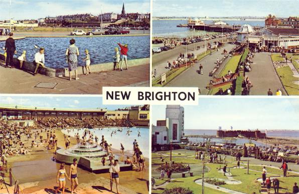 Postcard of New Brighton 1960's
