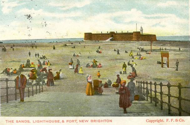 Light House & Fort Perch Rock 1905