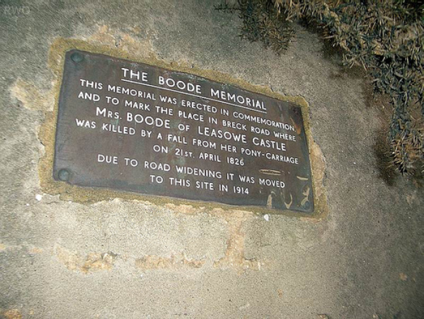 Boode Memorial - Breck Road