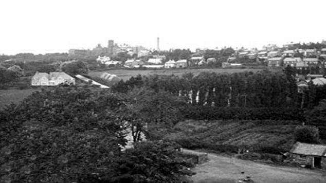 View from St Peters Tower 1952